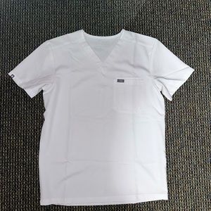 FIGS White scrubs top